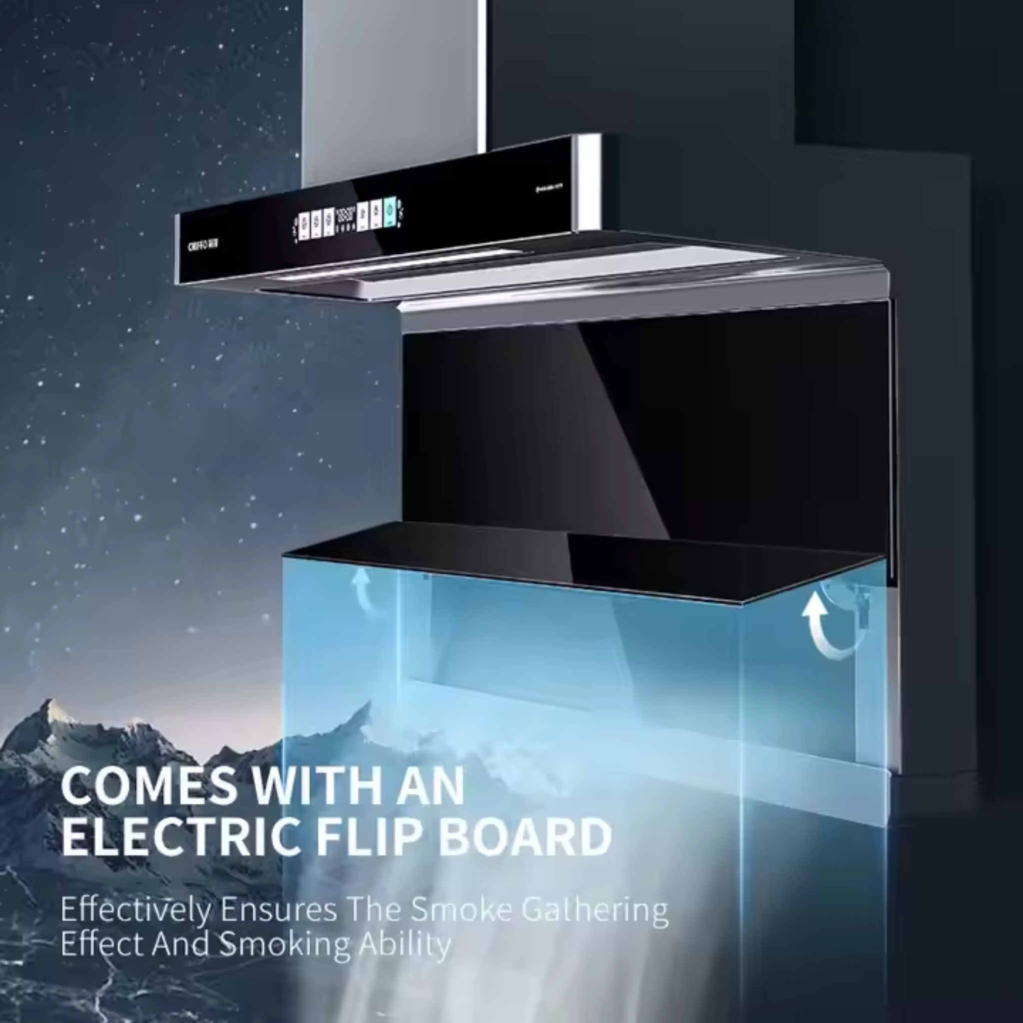 Cate40-San AeroLux Touch Range Hood