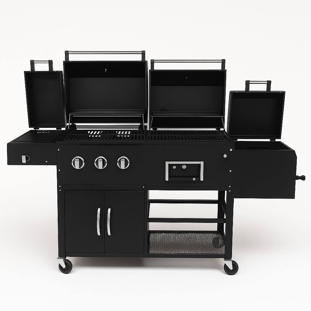 BBQ Titan Pro Series 6-in-1 Combo Grill